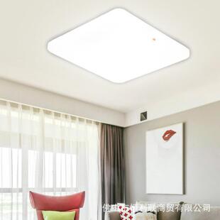 佛山厂家LED超薄方形吸顶灯方形圆形无边框简约高亮明装面板