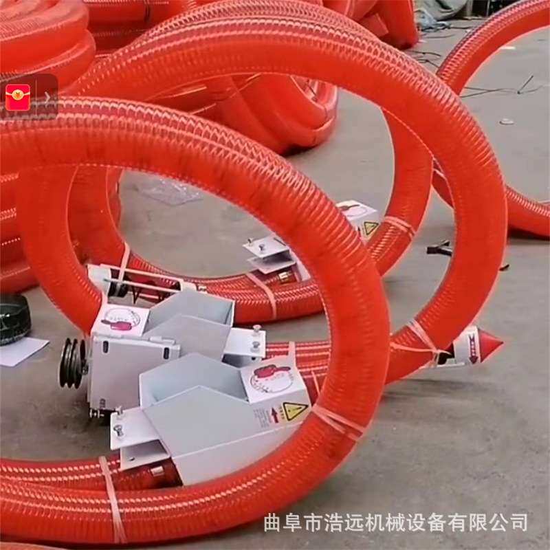 多用途牛筋软管自动化吸粮机弹簧蛟龙上料机中驱动抽沙机价格