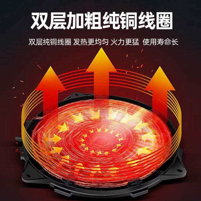 商用电磁煲仔炉多眼电陶炉不挑锅大功率3500W四眼六眼台式电磁炉