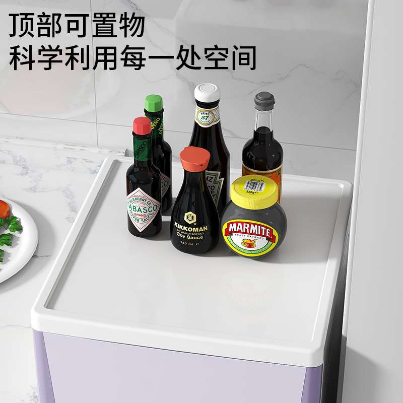 加深夹缝抽屉式收纳柜厨房缝隙杂物柜卫生间五斗柜塑料厕所置物柜