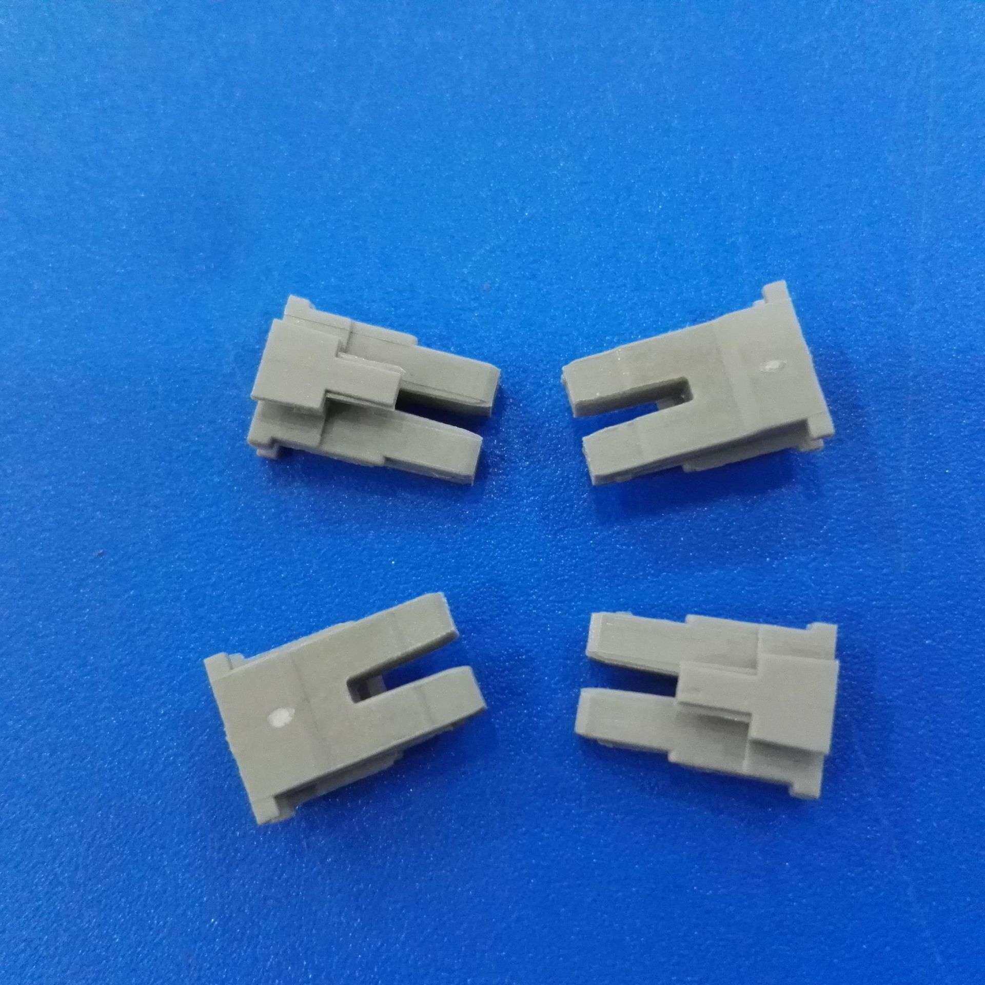 BH3.5-2P带扣公母胶壳带点灰色3.5A-2Y空中对接3501连接器