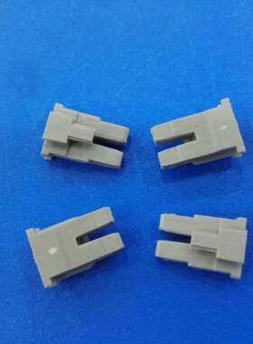 BH3.5-2P带扣公母胶壳带点灰色3.5A-2Y空中对接3501连接器