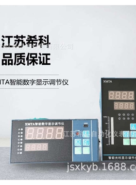 厂家供应XMTA-9512BP智能数显仪数显表数字显示调节仪双显