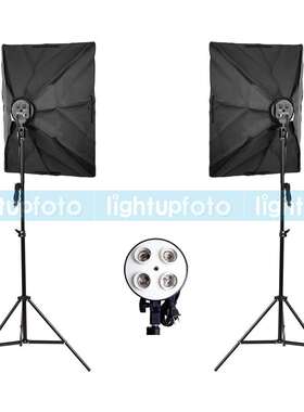 E27四灯头摄影套装 持续光   不带灯泡 PSK6A