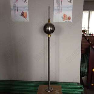 收费站避雷针不锈钢接闪杆高度3.5米防雷装置检测闪电防护