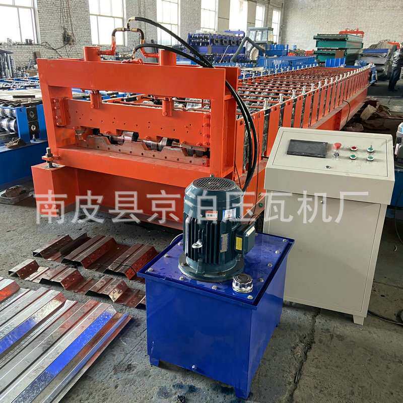供应彩钢瓦压瓦机楼承板加工设备冷弯成型机琉璃瓦屋面瓦压瓦机械