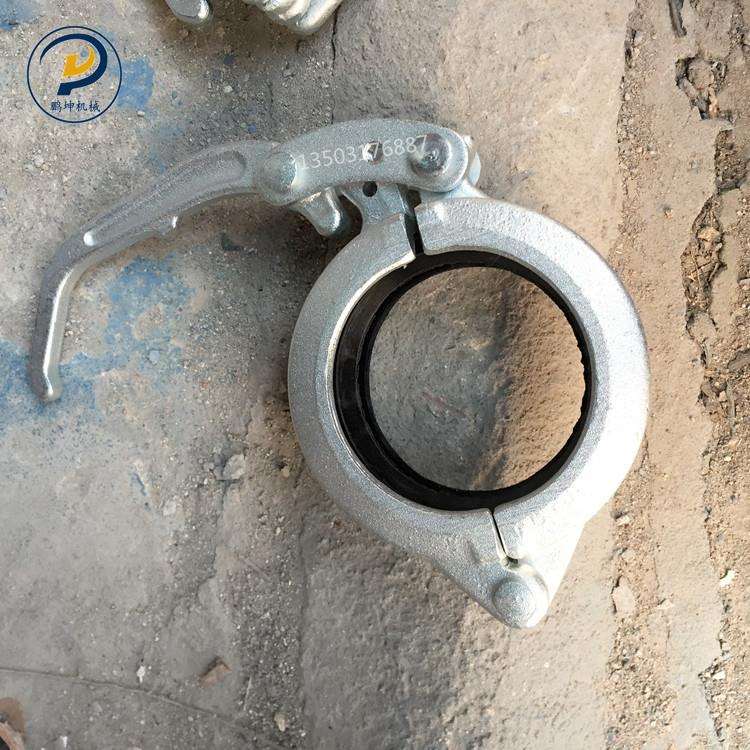 生产混凝泥土输送2寸泵管快速管卡 盾构机用卡箍 泵车配件