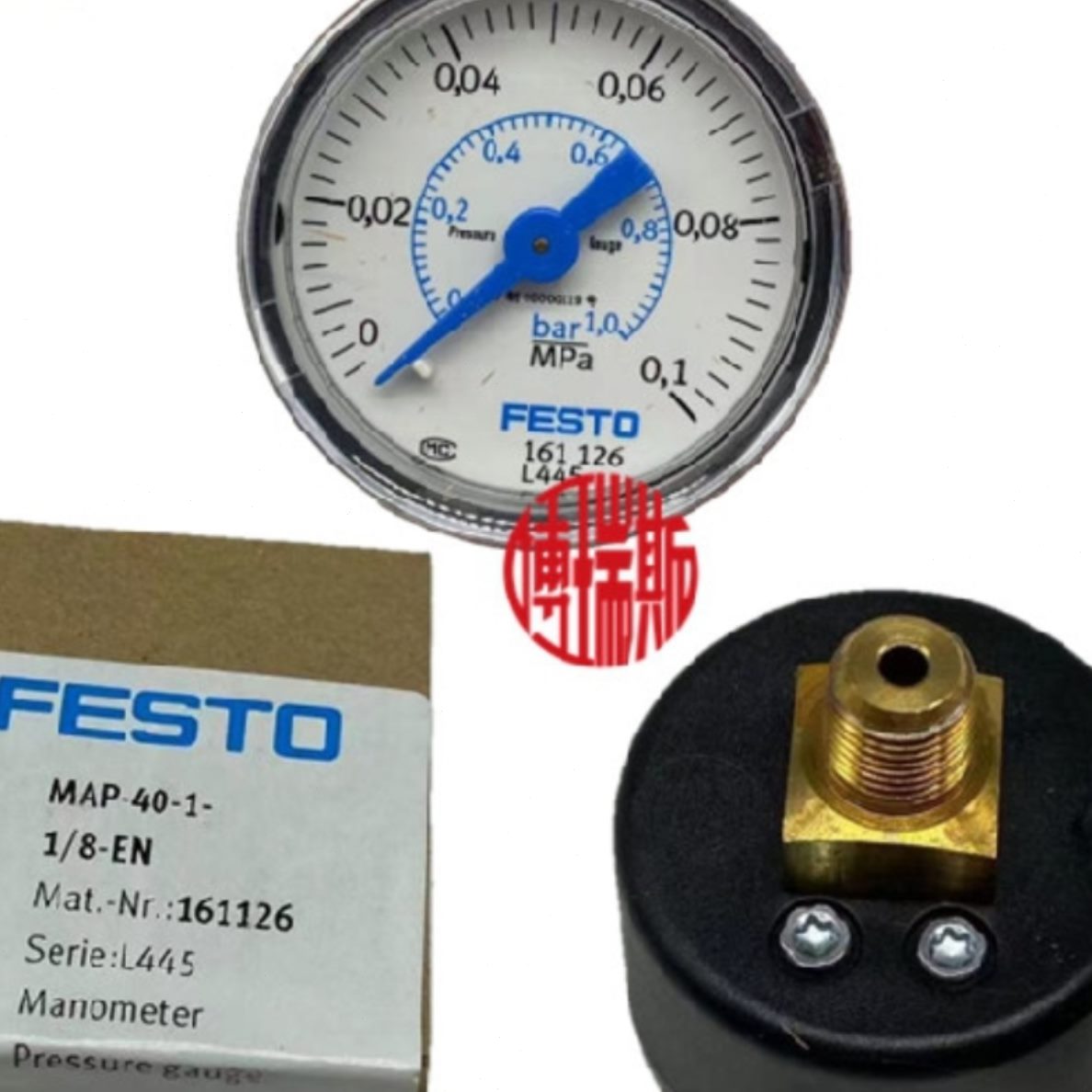 FESTOE164N116现货-FMAP--3- 61精密压力表3/径表630费斯托面板式