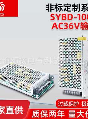上海颂扬非标SYBD-100B输入AC36V输出DC24V5V双组输出 开关电源