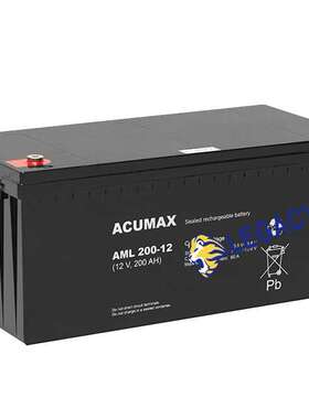 ACUMAX蓄电池AML200-12 12V200AH 160AH 120AH柴油发电机铅酸电池