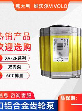 维沃尔VIVOLO双向液压泵意大利VIVOIL铝合金齿轮泵X2R4322CZZF