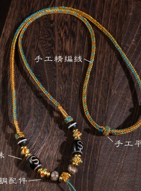 藏式唐卡书法绘画嘎乌盒纯手绘五