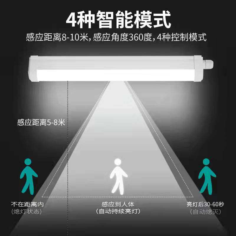 一拖一经济太阳能LED灯管家用室内防水广告箱一拖二公交亭