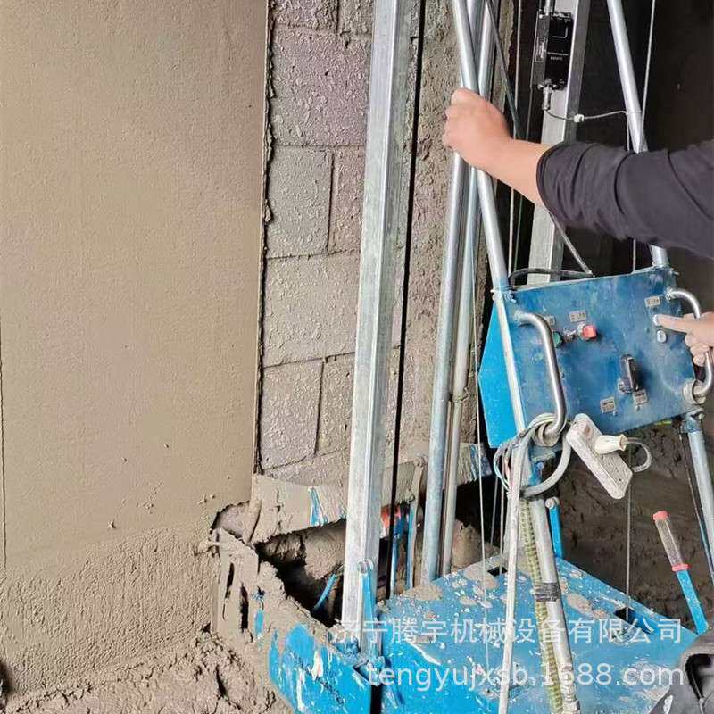 全自动墙面抹灰机智能粉墙机可出口型抹墙机60公分80公分抹灰机