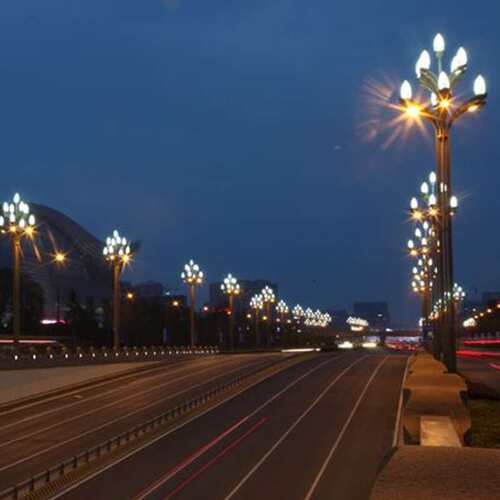 玉兰灯LED中华灯八叉九火大型景观灯市政工程小区学校道路led照明