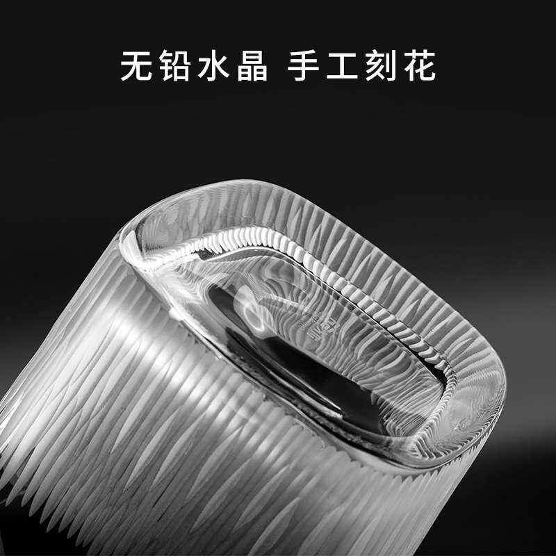德国进口水晶玻璃香槟桶冰桶刻花雕花酒吧KTV冰块桶冰镇啤酒