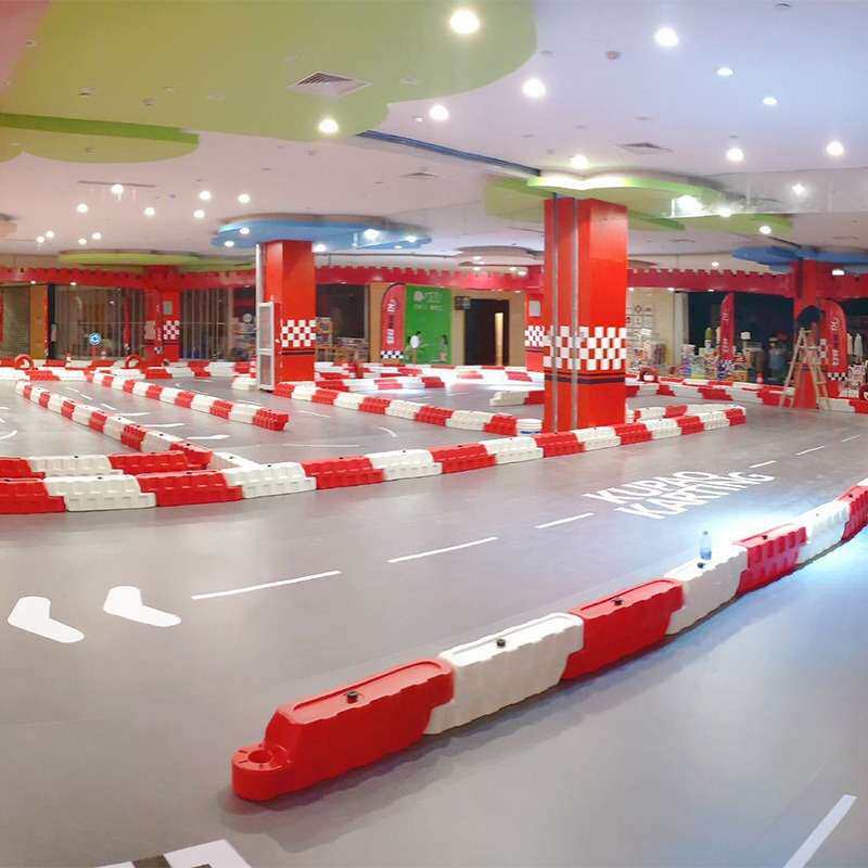 厂家直销卡丁车小型赛车水马赛道防护栏跑道防撞塑料水马防撞