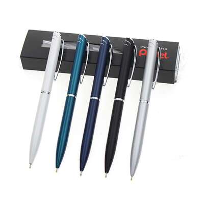 派通（Pentel）BLN2005商务中性笔金属杆 旋转出芯签字笔0.5mm