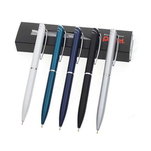 派通（Pentel）BLN2005商务中性笔金属杆 旋转出芯签字笔0.5mm