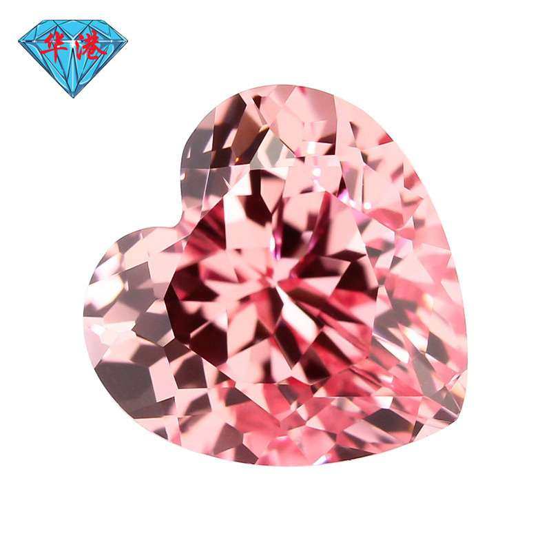 华港宝石 心形培育莲花粉宝石裸石  蓝宝石提拉法再生宝石戒面,玩具/童车/益智/积木/模型,遥控车升级件/零配件,淘宝优惠券,粉丝福利购,淘宝优惠卷