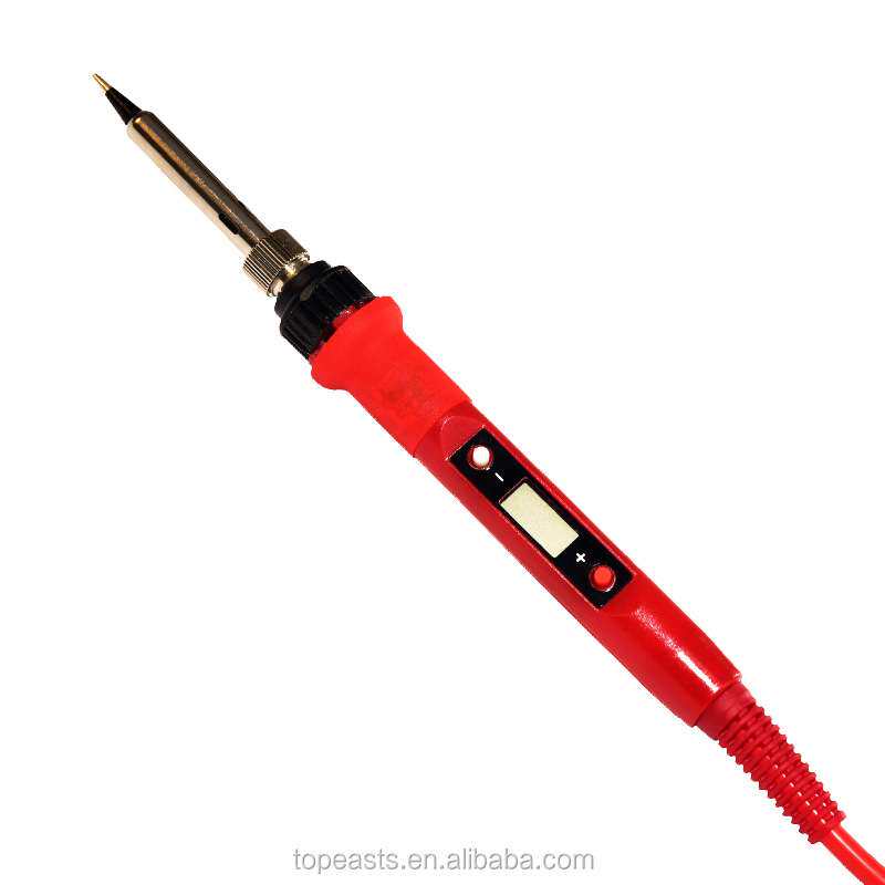 220V 110V 80W LCD可调节温度电烙铁焊接维修工具套装