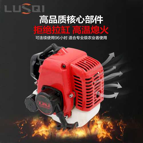 汽油动力发动机发电机22.5Cc 0.75Hp 1E32F小型2冲程单缸汽油引擎