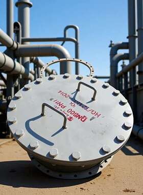 铭意回转盖带颈平焊法兰人孔人孔RF ⅡA500-16 HG/T21517-2005