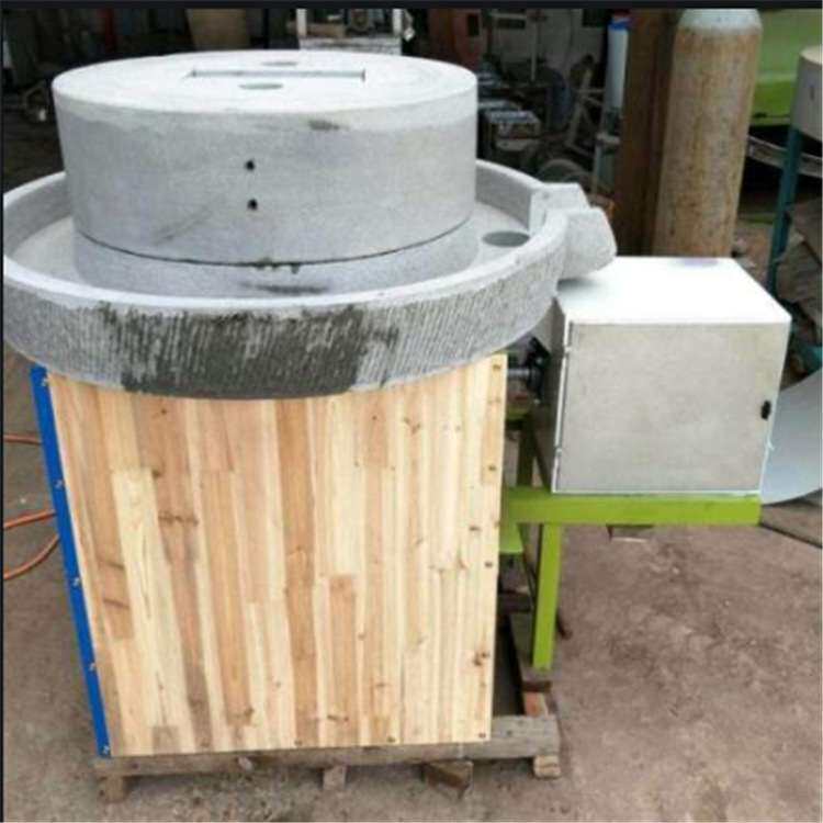 电动磨荞麦面粉设备 三项电磨黄豆粉石磨 家用磨面机