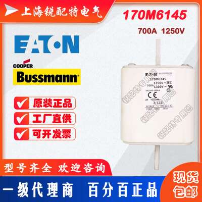 170M6145快速熔断器 1250V 700A 巴斯曼BUSSMANN快速熔断器