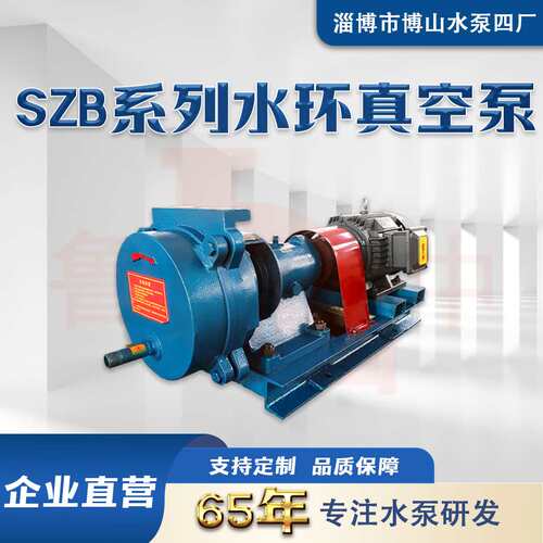 SZB-8型水环式真空泵液环泵博山真空泵厂家直供高真空度铸铁材质