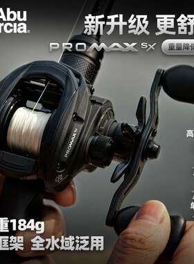 阿布PMAXSX水滴轮微物打黑雷强p5泛用远投金属渔轮路亚筏钓渔线轮