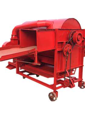 油菜脱粒机5TD-125型四清脱粒机农村合作社移动式大型脱粒机价格