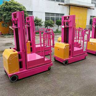 现货高空取料机电动拣选车自行走拣货车轻便登高仓储作梯上货平台