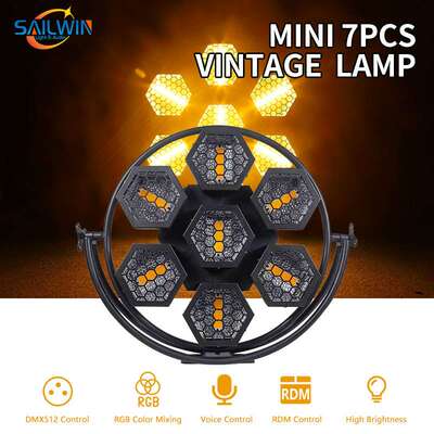 MINI 7X60W COB LED Retro Light DJ Stage LED Effect Lighting