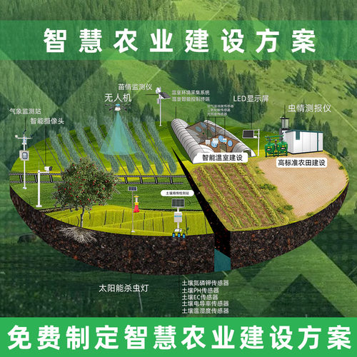 智慧农业物联网云平台系统远程智慧农田无线灌溉方案农业物联网