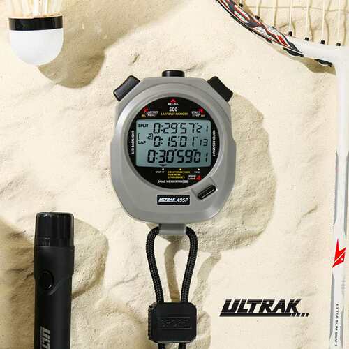DT495P-B电子秒表ULTRAK奥赛克500道3排显示计时器田径训练防水