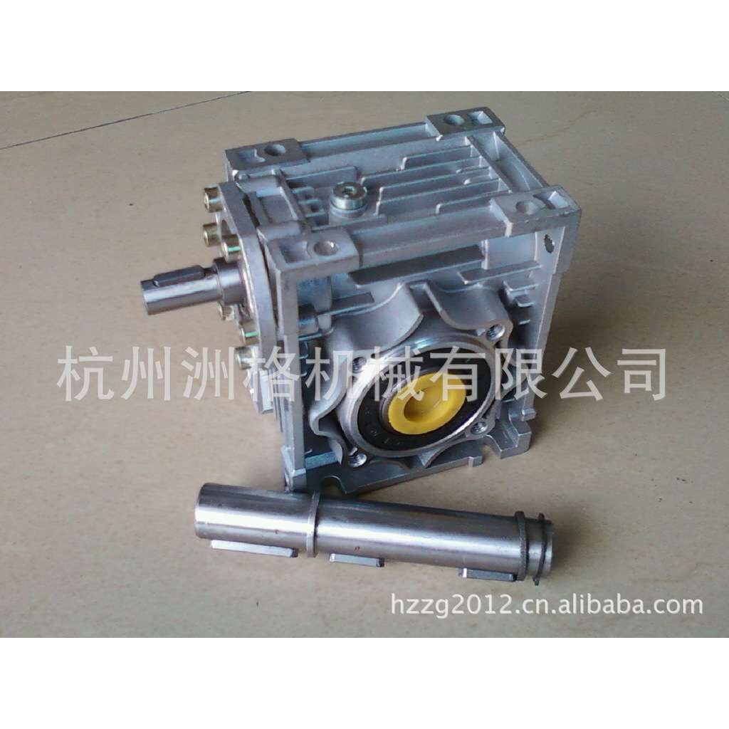NRV90铝合金箱体涡轮蜗杆减速机,轴输入孔输出减速机速比齐全
