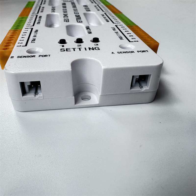 英文踏步灯两线感应流水跟随隔级全亮12V24V通用防短路楼梯控制器
