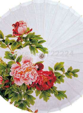 Dia 50CM Classical handmade Blooming Peony painting 1 oiled