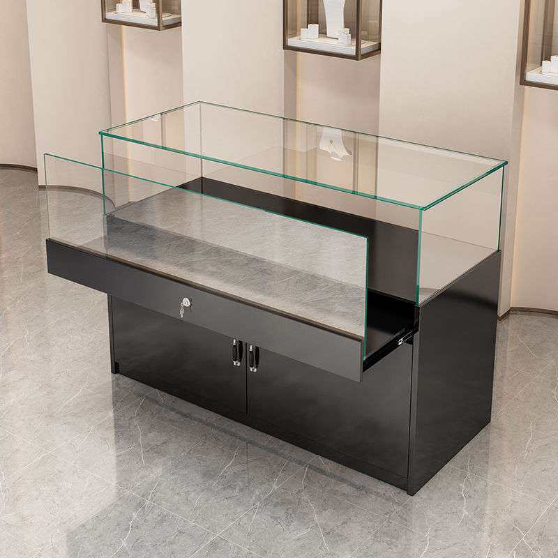 珠宝首饰柜台样品展览陈列柜博物馆文物展台商场玻璃柜展示柜