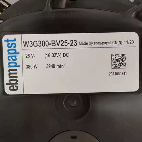 W3G300-BV25-23 26V DC 380W Axial Cooling Fan