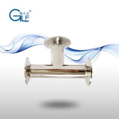 温州邦明 ISO,IDF卫生食品级卡箍式三通 冲压管件加工接头