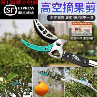 摘果神器荔枝龙眼枇杷树枝剪伸缩杆高空剪加长香椿高枝剪采摘修枝