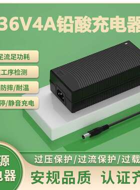 36V4A充电器 UL CE PSE KC SAA认证43.8V4A铅酸蓄电池充电器