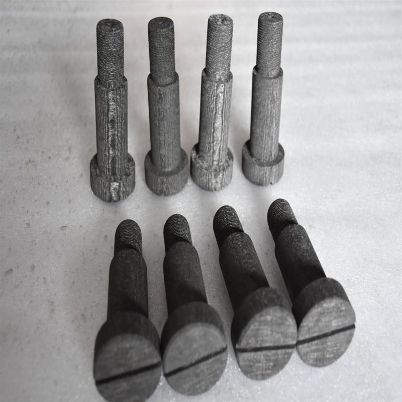 复合热炭炭紧固件布螺栓u碳耐高温铁毡材料场碳纤维碳碳 螺钉