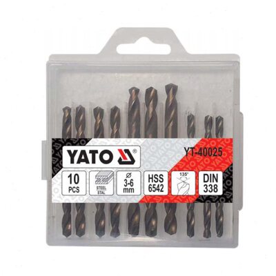 易尔拓电钻头高速钢麻花钻 双头麻花钻组套YT-40025