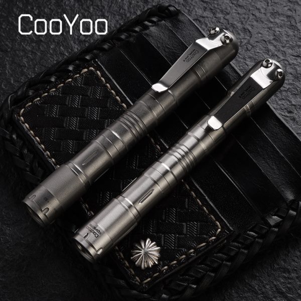 CooYoo酷友 瞬变多功能EDC 不锈钢打火机防水仓迷你直充电手电筒