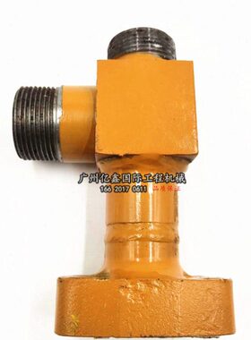 铁卡特分配阀c32E油管多三通接头适用3挖掘机阀0路D油管0  36 32