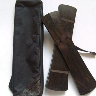 云送手板板京剧板响快板豫剧越剧包响板黑精品乌木拍乌木板板响檀