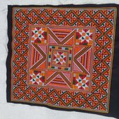 织带装 刺绣八角 饰特色辅料片绣特色面料花瑶族花民族民族服装